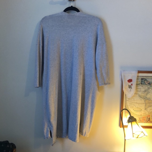 Light Gray Long Cardi - Picture 5 of 6